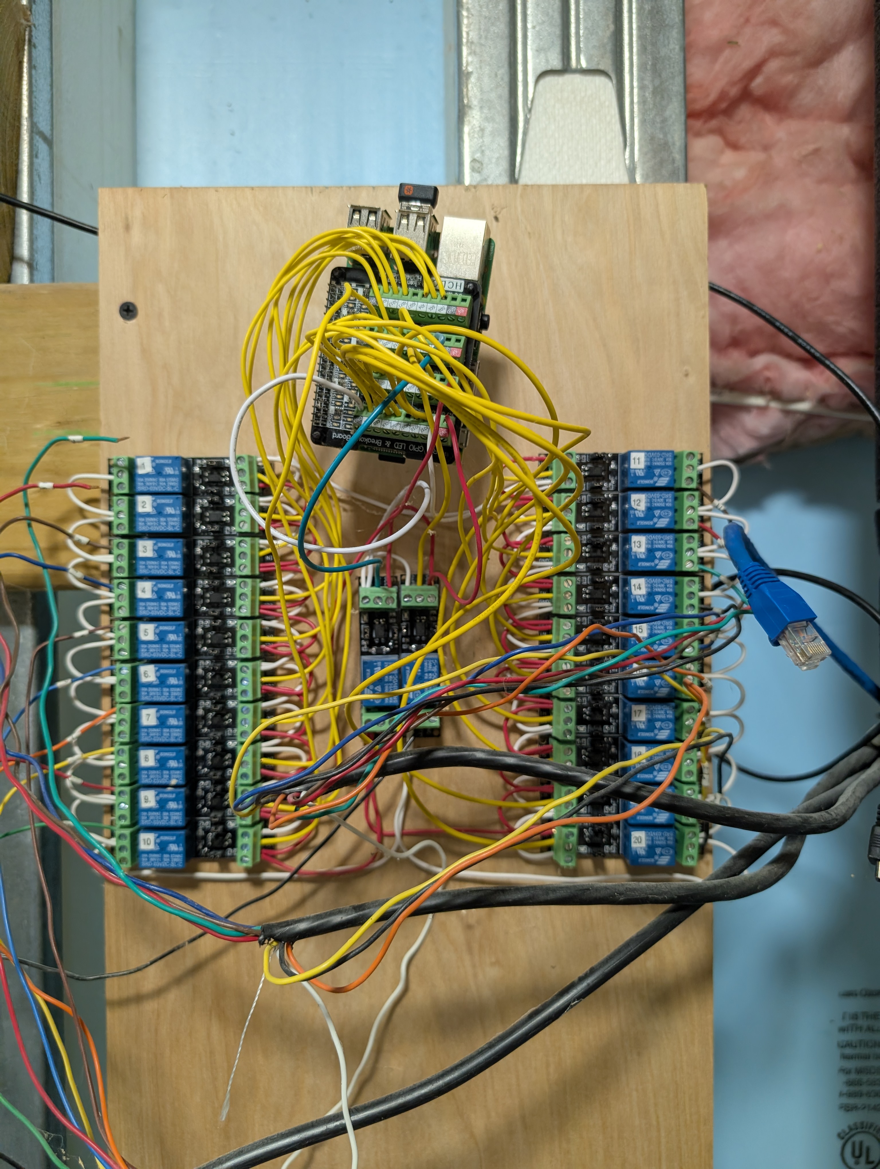 SprinkleSmarter prototype three — relay board build, circa 2025